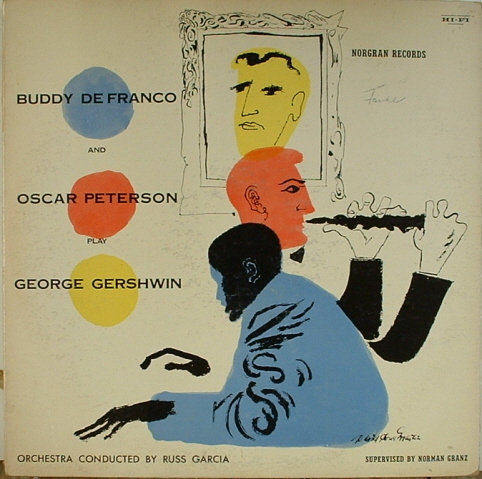 BUDDY DEFRANCO - Play George Gershwin (with Oscar Peterson) (aka Play George Gershwin Songbook) cover 