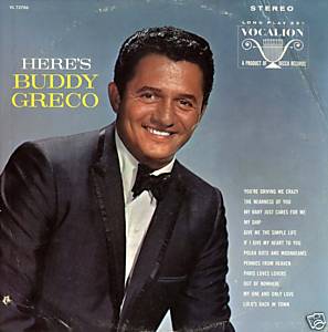 BUDDY GRECO - Here's Buddy Greco cover 