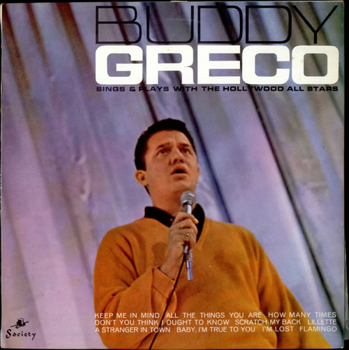 BUDDY GRECO - Sings and Plays with the Hollywood All Stars cover 