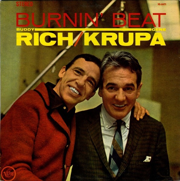 BUDDY RICH - Buddy Rich / Gene Krupa : Burnin' Beat cover 