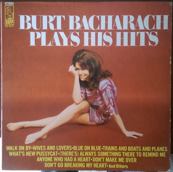 BURT BACHARACH - Plays His Hits (aka Original Favorites) cover 