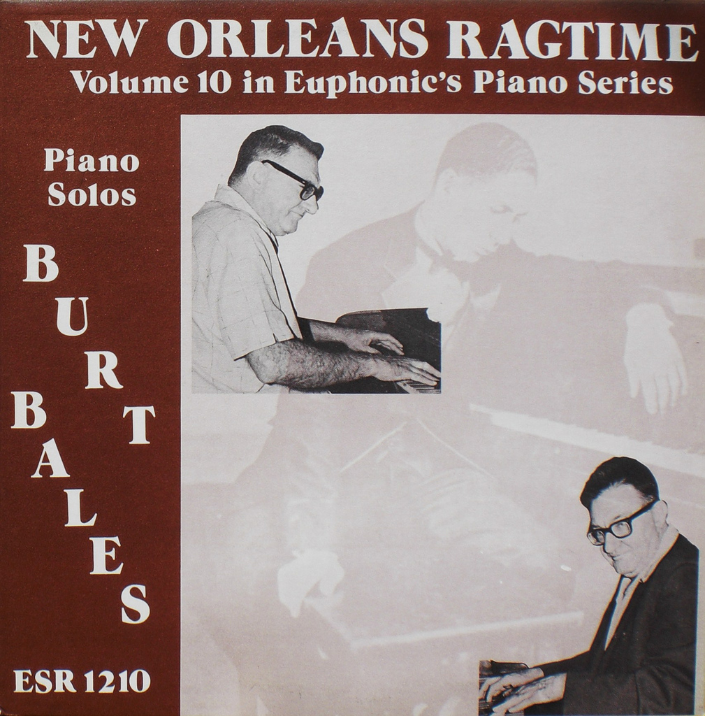 BURT BALES - New Orleans Ragtime cover 