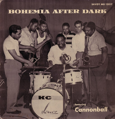 CANNONBALL ADDERLEY - Bohemia After Dark (with Donald Byrd / Horace Silver / Jerome Richardson / Paul Chambers / Nat Adderley / Kenny Clarke) cover 