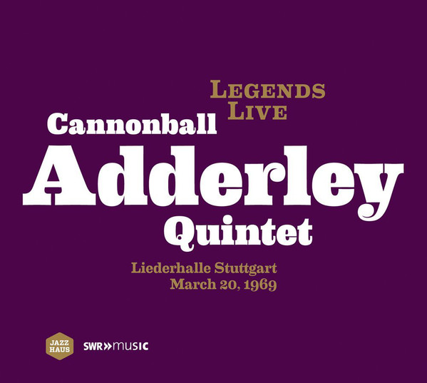 CANNONBALL ADDERLEY - Liederhalle Stuttgart March 20, 1969 cover 