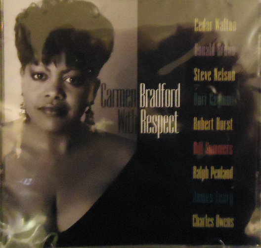 CARMEN BRADFORD - With Respect cover 