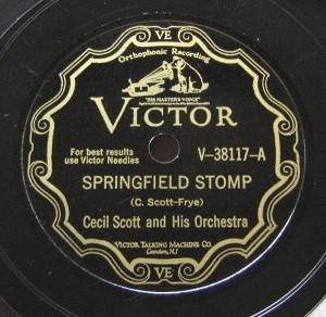 CECIL SCOTT - Springfield Stomp cover 