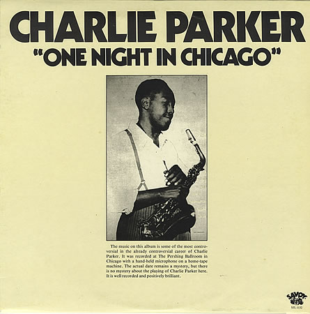 CHARLIE PARKER - One Night In Chicago cover 