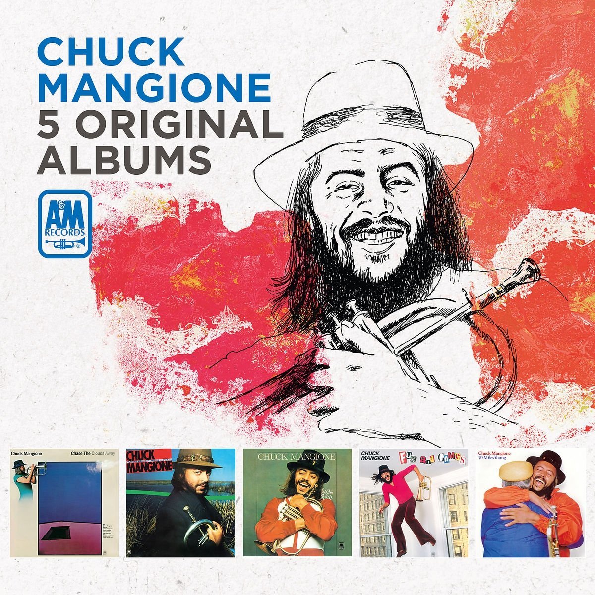 CHUCK MANGIONE - 5 Original Albums cover 