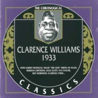 CLARENCE WILLIAMS - The Chronological Classics: 1933 cover 