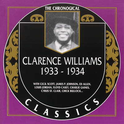CLARENCE WILLIAMS - The Chronological Classics: 1933-1934 cover 