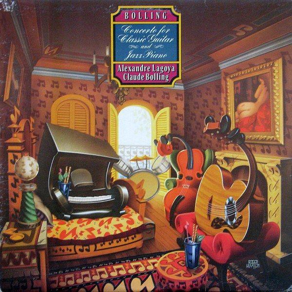 CLAUDE BOLLING - Claude Bolling / Alexandre Lagoya ‎: Concerto For Classic Guitar And Jazz Piano cover 