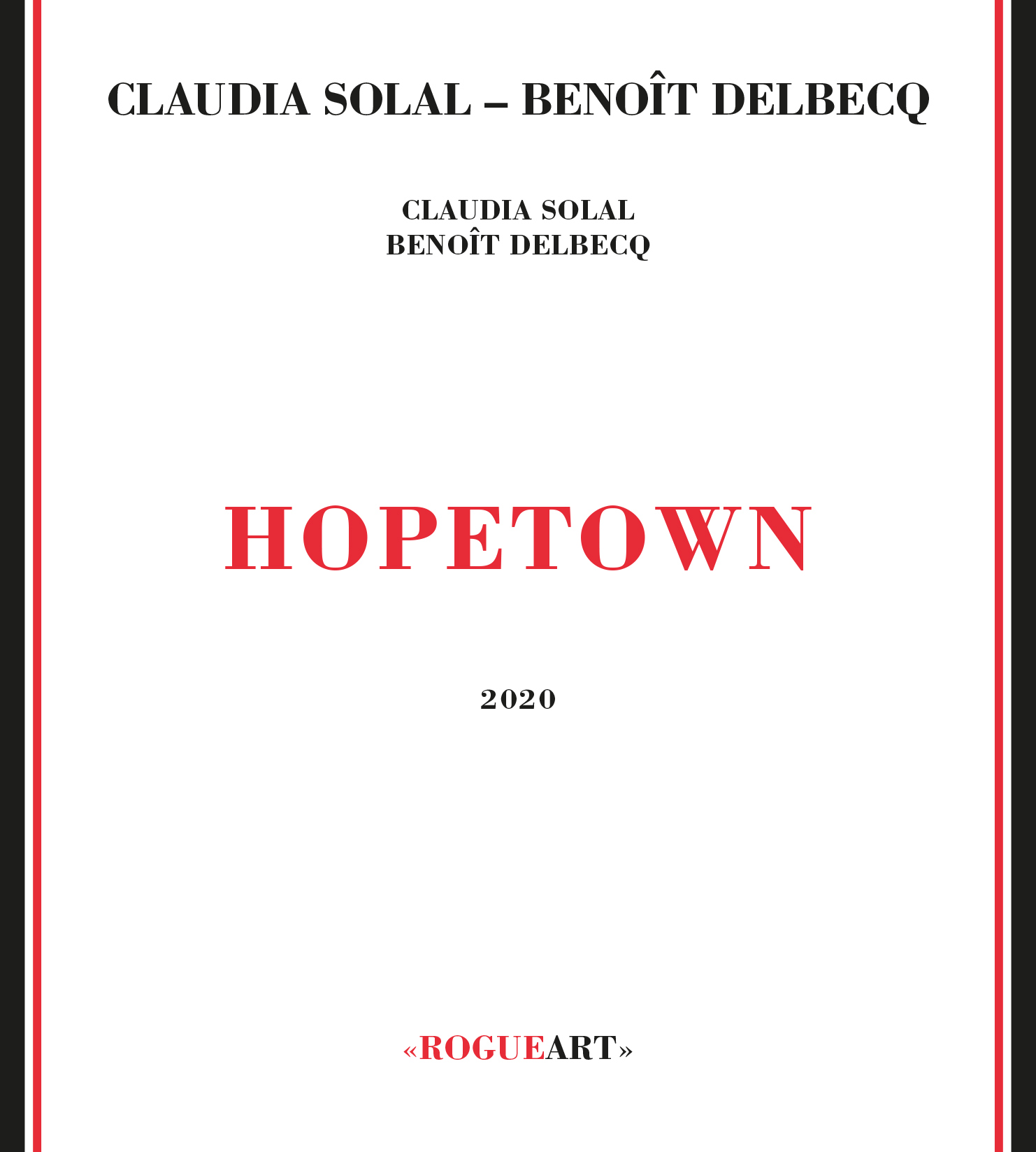 CLAUDIA SOLAL - Claudia Solal - Benoît Delbecq : Hopetown cover 