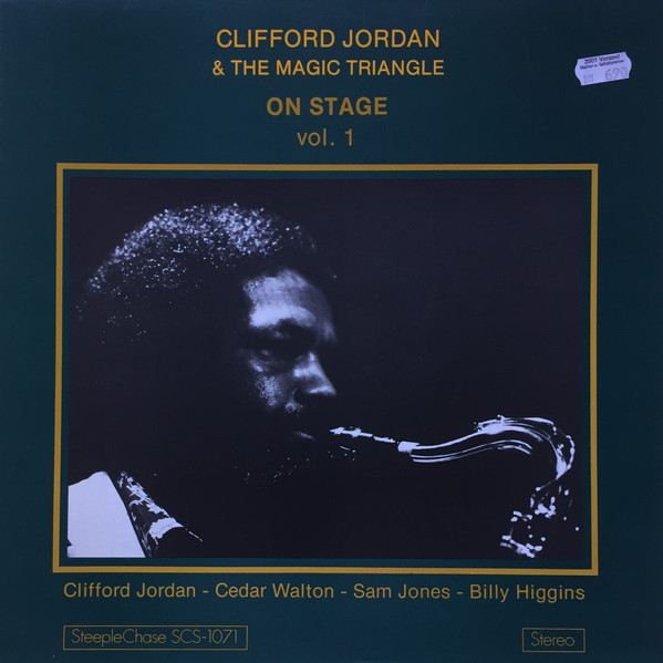 CLIFFORD JORDAN - On Stage Volume 1 cover 