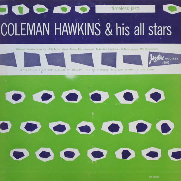 COLEMAN HAWKINS - Coleman Hawkins & His All Stars : Timeless Jazz cover 