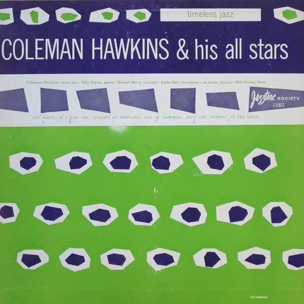 COLEMAN HAWKINS - Coleman Hawkins & His All Stars : Timeless Jazz cover 