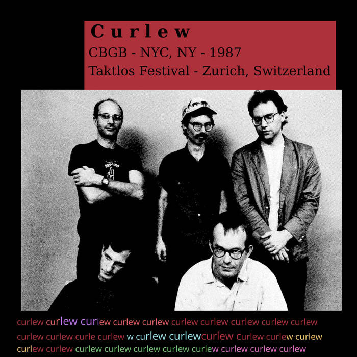 CURLEW - CBGB 1987 / Taktlos Festival 1986 cover 