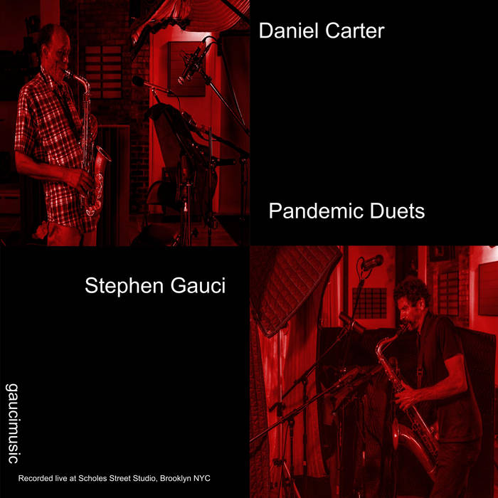 DANIEL CARTER - Daniel Carter / Stephen Gauci : Pandemic Duets cover 