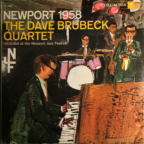 DAVE BRUBECK - The Dave Brubeck Quartet ‎: Newport 1958 (aka Newport Festival) cover 