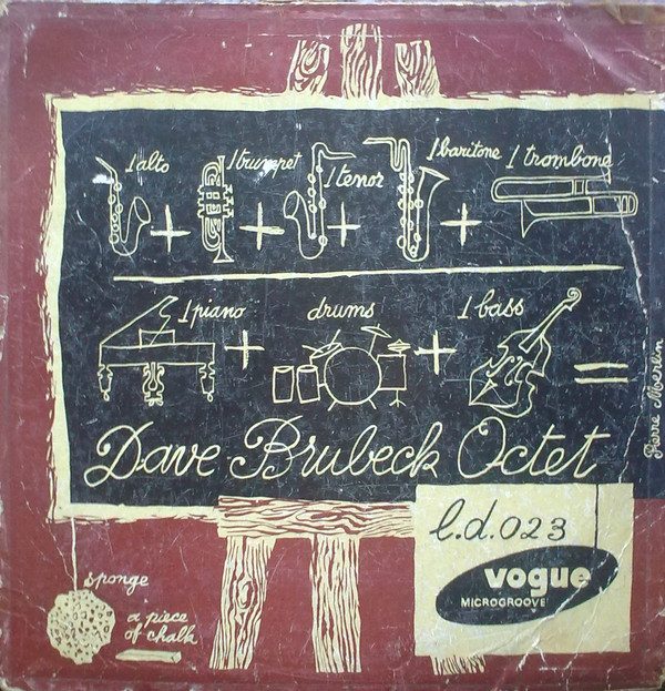 DAVE BRUBECK - The Dave Brubeck Octet (aka Distinctive Rhythm Instrumentals) cover 