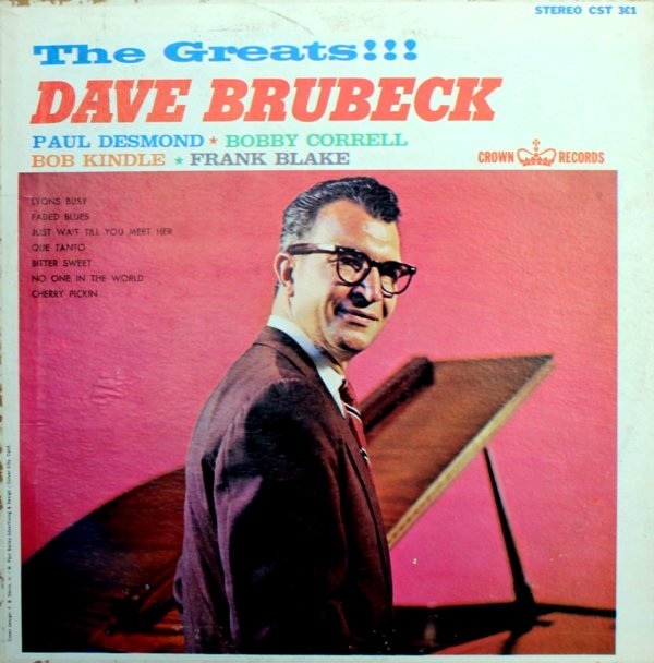 DAVE BRUBECK - The Greats!!! cover 