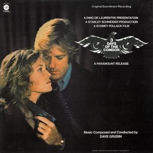 DAVE GRUSIN - 3 Days Of The Condor (Original Soundtrack) cover 