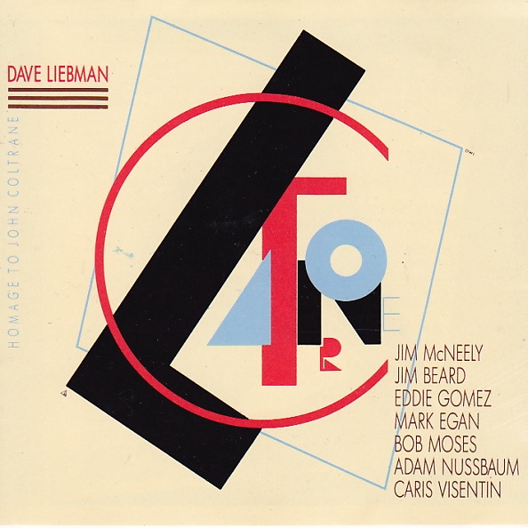 DAVE LIEBMAN - Homage to John Coltrane cover 