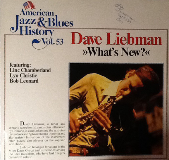 DAVE LIEBMAN - What's New? cover 