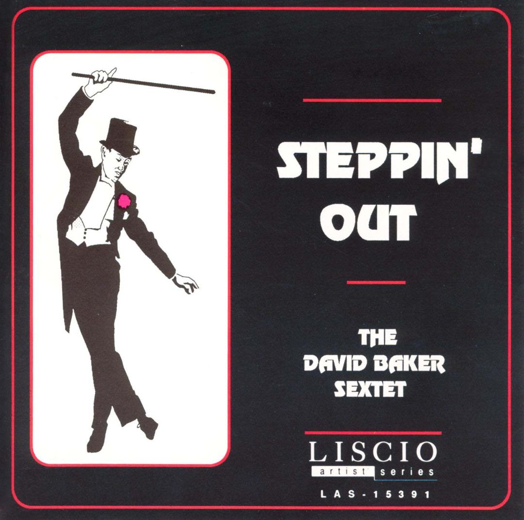 DAVID BAKER - Steppin' Out cover 