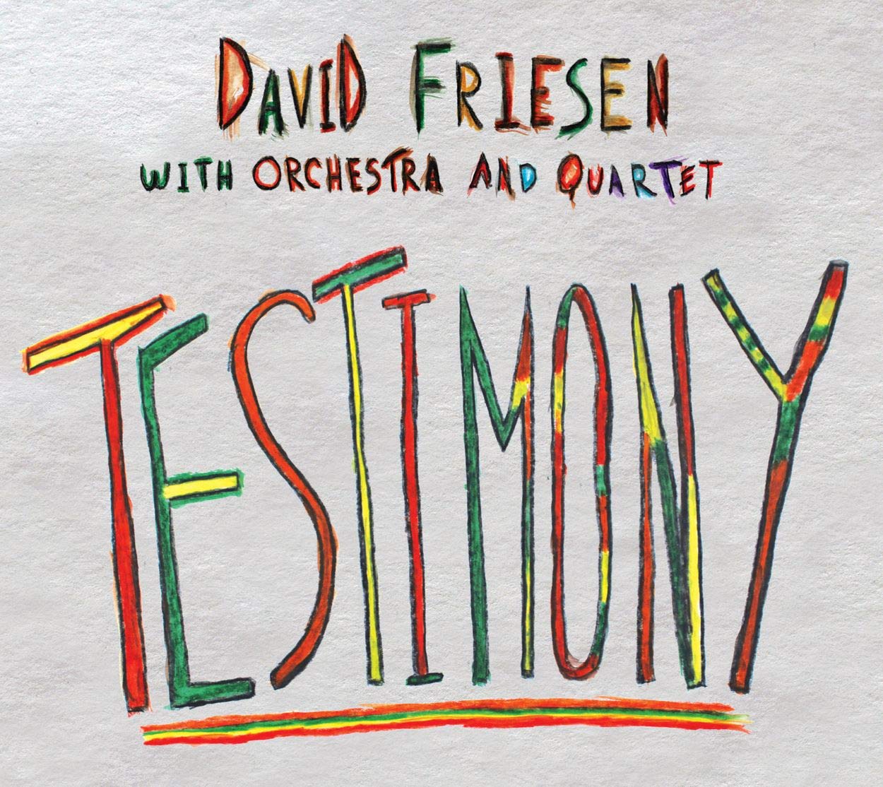 DAVID FRIESEN - Testimony cover 