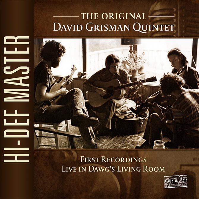 DAVID GRISMAN - The Original David Grisman Quintet Live in Dawgs Living Room cover 