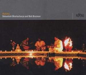 DEBASHISH BHATTACHARYA - Debashish Bhattacharya And Bob Brozman ‎: Mahima cover 