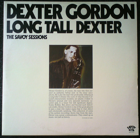 DEXTER GORDON - Long Tall Dexter cover 