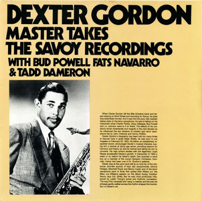 DEXTER GORDON - Master Takes. The Savoy Recordings cover 