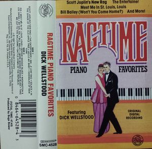 DICK WELLSTOOD - Ragtime Piano Favorites cover 