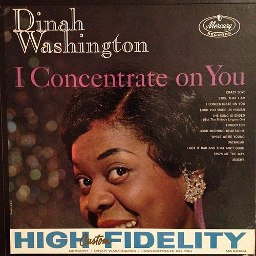 DINAH WASHINGTON - I Concentrate On You cover 