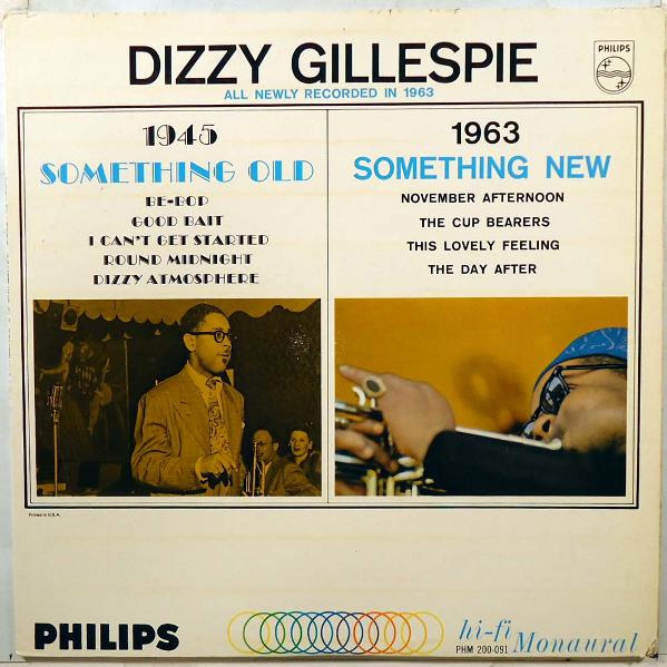 DIZZY GILLESPIE - Something Old, Something New cover 
