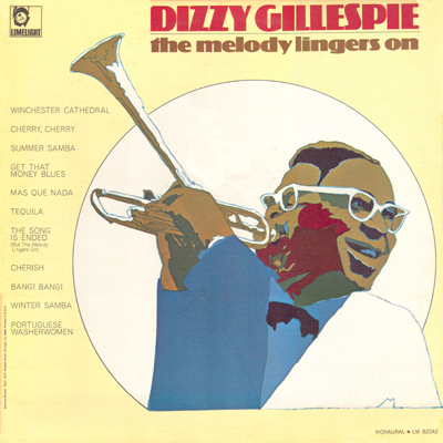 DIZZY GILLESPIE - The Melody Lingers On cover 