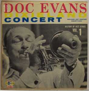 DOC EVANS - Dixieland Concert Vol 1 cover 