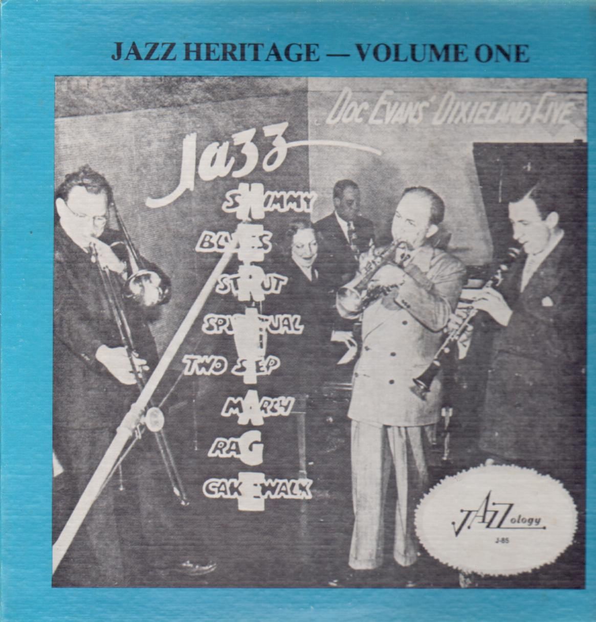DOC EVANS - Jazz Heritage - Volume One cover 