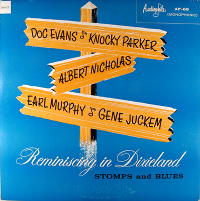 DOC EVANS - Reminiscing In Dixieland, Stomps And Blues Vol. 1 cover 