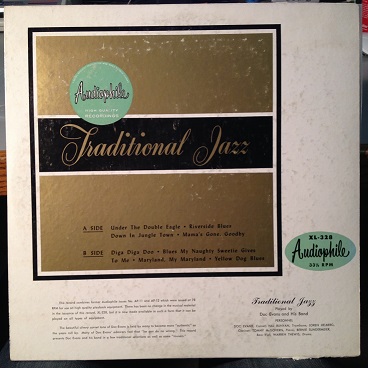 DOC EVANS - Traditional Jazz ( XL-328) cover 