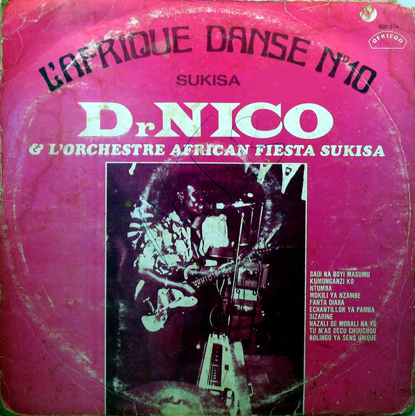 DOCTEUR NICO (NICOLAS KASANDA) - L'Afrique Danse #10 cover 