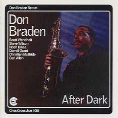 DON BRADEN - Don Braden Septet : After Dark cover 