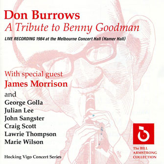 DON BURROWS - A Tribute To Benny Goodman cover 