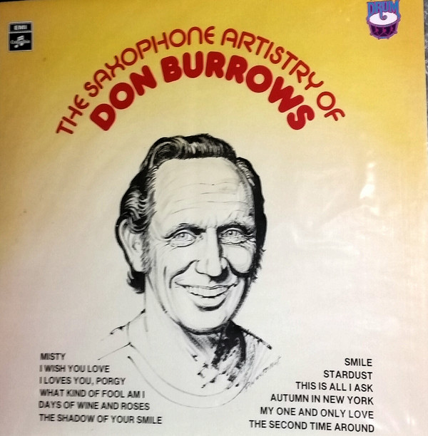 DON BURROWS - The Saxaphone Artistry Of Don Burrows cover 