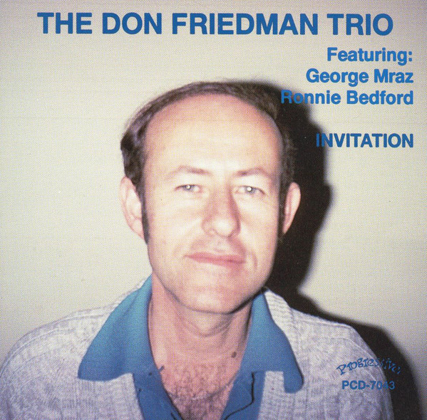 DON FRIEDMAN - Invitation cover 