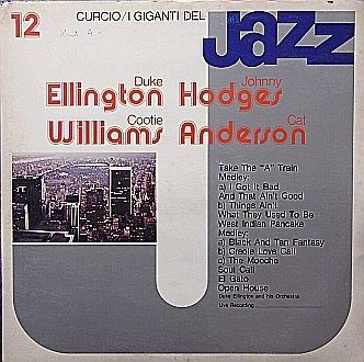 DUKE ELLINGTON - Duke Ellington / Johnny Hodges / Cootie Williams / Cat Anderson : I Giganti Del Jazz Vol. 12 cover 