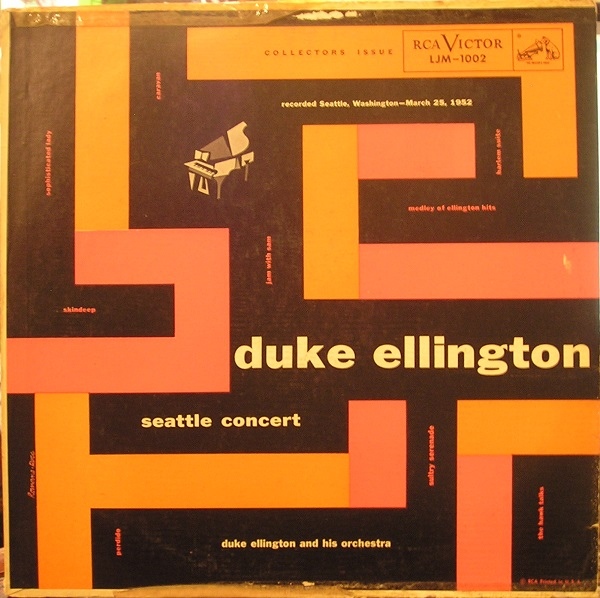 DUKE ELLINGTON - Seattle Concert cover 