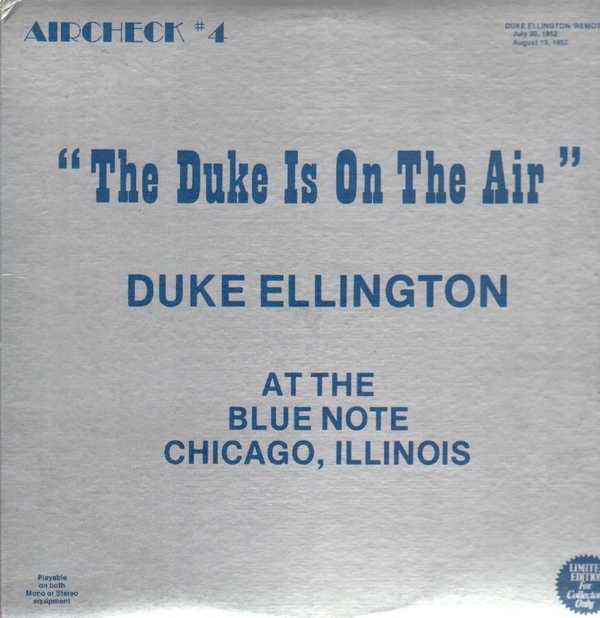 DUKE ELLINGTON - The Duke Is On The Air cover 