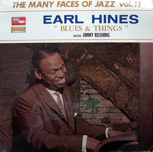EARL HINES - Earl Hines With Jimmy Rushing ‎: Blues & Things cover 